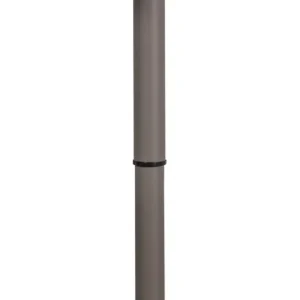 WOOOD JEPPE HOOGTE VERSTELBARE BARTAFEL TUIN ALUMINIUM BRUIN/GRIJS